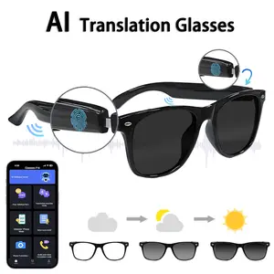 Smart Ai Glasses Anti-Blue Light, Hands-Free Calling, Music Playback, Multilingual Translation, Long Battery Life, Alloy Frame