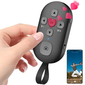 SEANCHEER R1 TikTok Scrolling Remote Control for Phone, Page Turner for Kindle App(Not for All Kindle Devices), Camera Shutter Controller for Photo and Video, Connect via Bluetooth, USB-C Charging