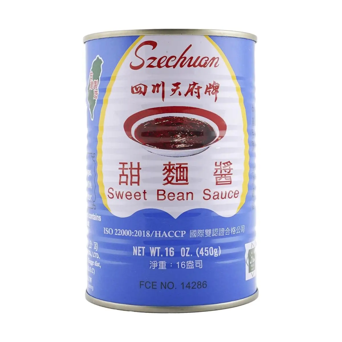 TIEN FU Sichuan Sweet Bean Paste 450g - Authentic Taiwanese Brand for Authentic Chinese Cooking