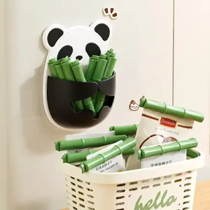 Small Panda Sealing Clip Refrigerator Magnetic Wall Hanging Two Options Bag Snacks Moisture Proof Cute Seal Clips