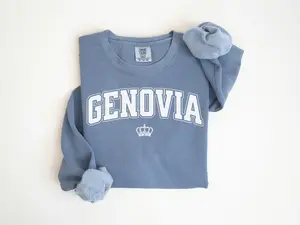 Genovia Varsity Sweatshirt Princess Diaries Sweatshirt Genovia Shirt Princess Diaries Shirt Princess Sweatshirt Princess Shirt - Hoodie - Sweater - Tshirt Full Color