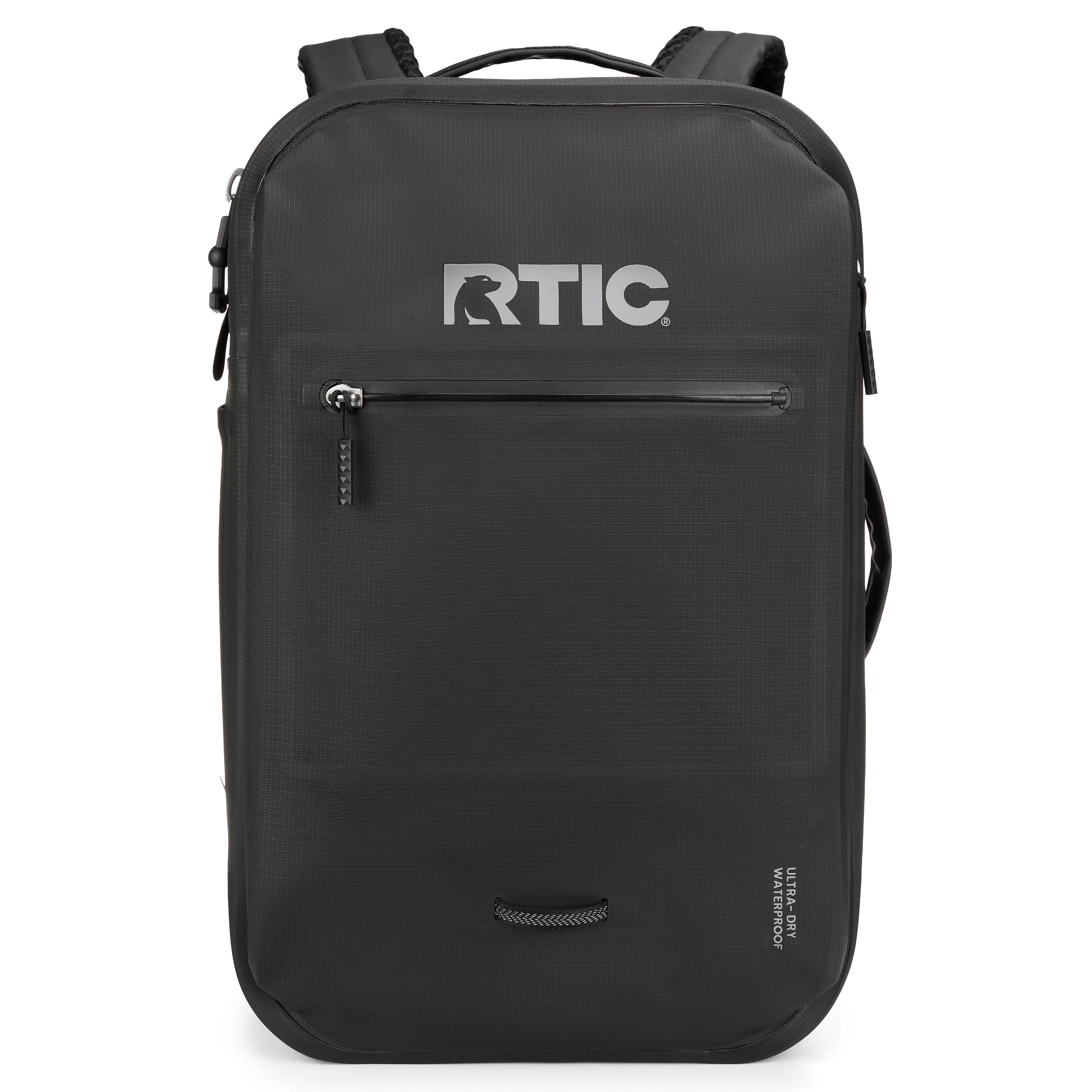 RTIC Ultra-Dry Backpack, Waterproof, Laptop Compartment, 26 Liters, Black & Graphite