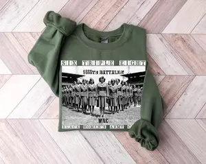 6888th Shirt, Six Triple Eight Shirt, Black Women's Army Corps Sweatshirt, Women's Army Corps Shirt, Major Charity Adams Hoodie, BHM Shirt