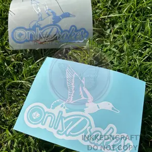Only Drakes Decal, Duck Hunting Decal, Duck Decal