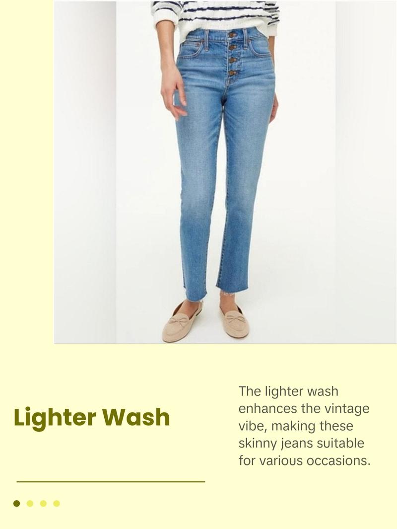 J. Crew Ankle High Waisted Stretchy Skinny Jean's