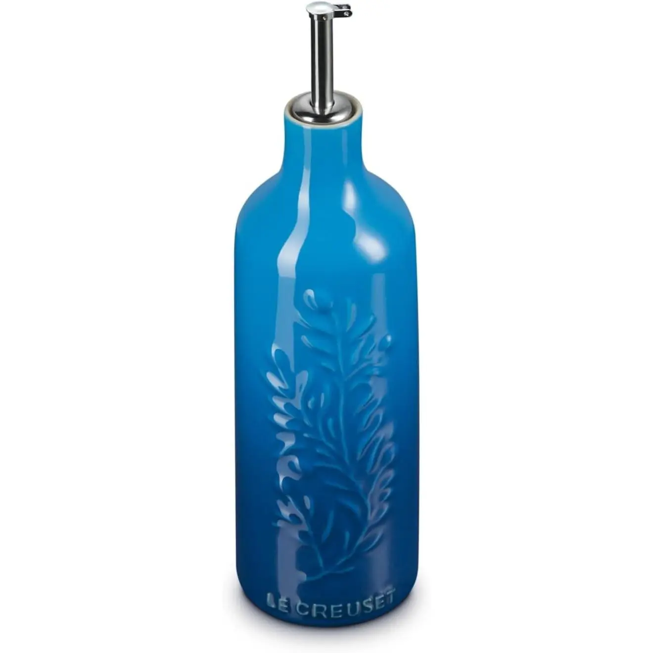 Le Creuset Stoneware Olive Branch Collection Oil Cruet, 20 oz., Marseille