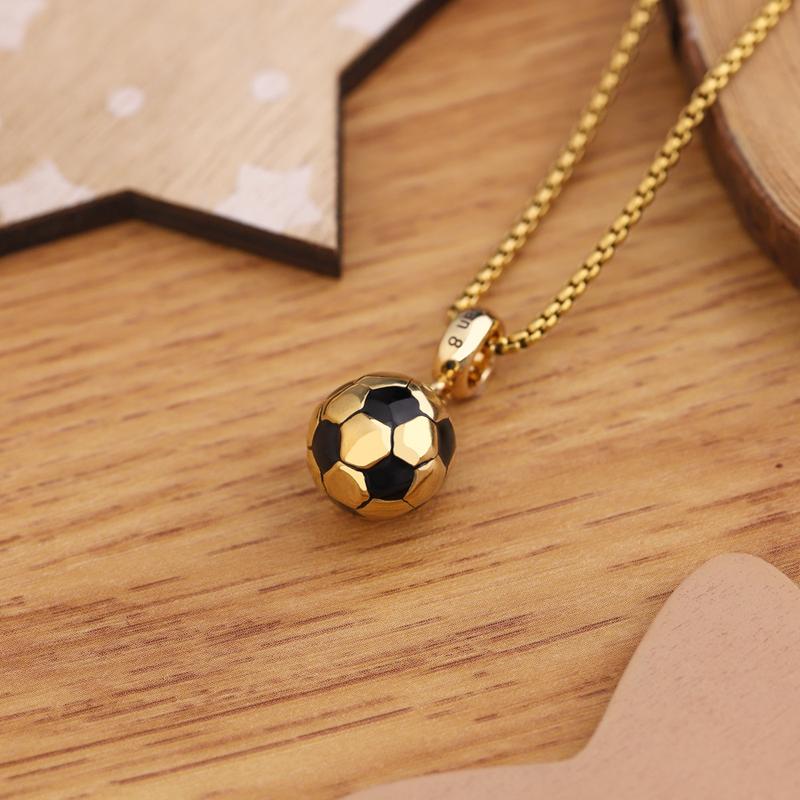 BNCHNG Customized Football Engraved Necklaces, Personalized Text Soccer Pendants,Gifts for Football Enthusiasts of All Ages (Remarks/Private Message Print Content)