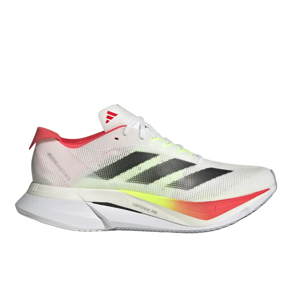 adidas Womens Adizero Boston 12 Running Sneakers Shoes - White