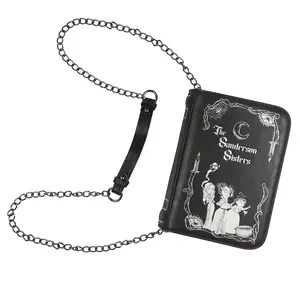 Disney Hocus Pocus The Sanderson Sisters Book Design Women's Purse Shoulder Crossbody Bag