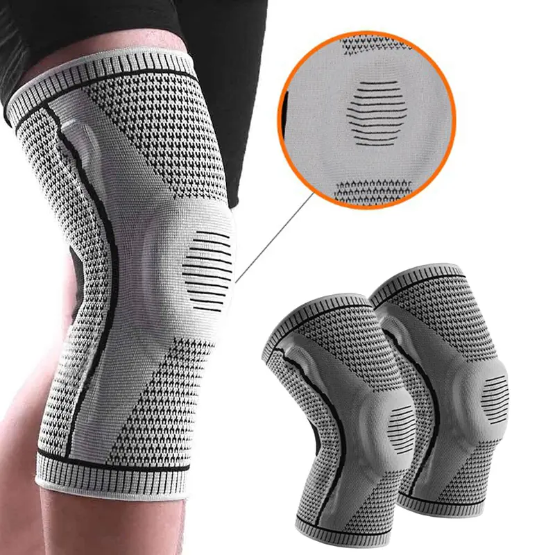 Professional Knee Sleeve for Men & Women, Comprehensive Protection Brace, Basketball Knee Pads, Ideal for Outdoor Sport M/L/XL Size, Outdoor Sports, Unisex Fit Protective Knee Booster Patellabands
