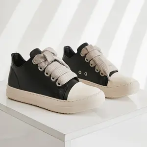 Candy-colored ladies' casual sneakers with low tops and thick soles Women Girl Athletic trendy shoes top sneakers Loose laced sports shoes pink dunks