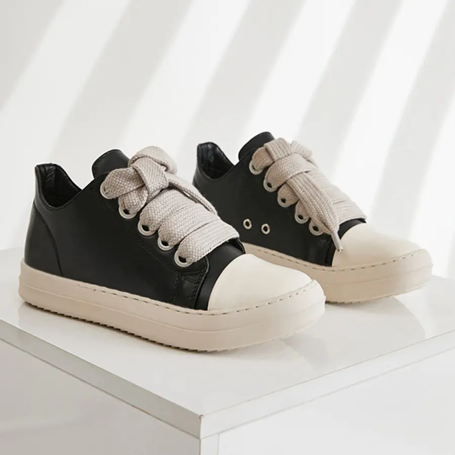 Candy-colored ladies' casual sneakers with low tops and thick soles Women Girl Athletic trendy shoes top sneakers Loose laced sports shoes pink dunks