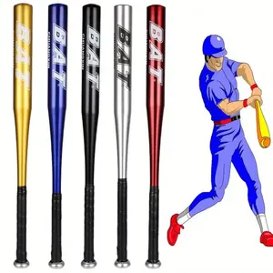 1pc Thickened Aluminum Alloy Baseball Bat - 50.8cm High Durability Lightweight Design, Ideal for Adult Outdoor Training & Games, Available in Batting Practice Equipment