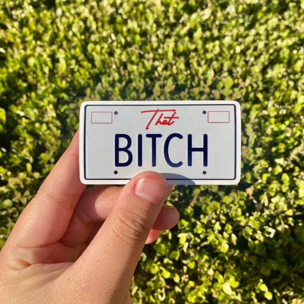 License Plate Sticker