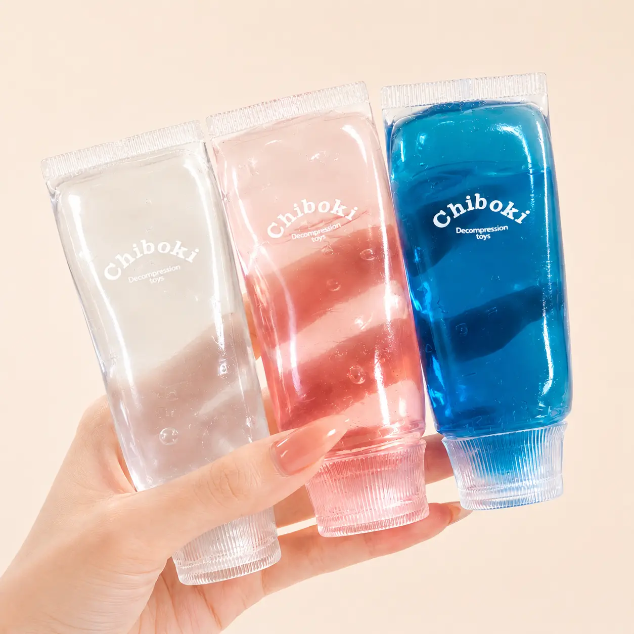Chiboki Toothpaste Squishy Ultra-Soft Thin Skin Toothpaste Squeezer - Moldable Stress Relief Fidgets,Soft Squeeze Stress Relief Desktop Ornament for Adults, Portable Office Decompression Decor, Ideal Party Favor & Holiday Gift