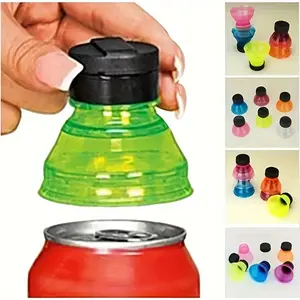 1pcs Soda Can Caps, Leak-proof And Spill-proof Reusable Caps For Bottles, Beer Carbonated Drinks And Other Canned Drinks, Kitchen Accessories