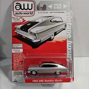 Auto World 1:64 Diecast 1965 AMC Rambler Marlin Special Edition