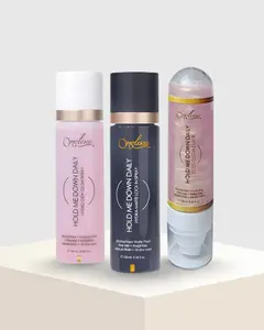 Hold Me Down Daily Pro Set – 3-in-1 Setting Spray Bundle (Matte, Dewy & Glow Finish) | Long-Lasting, Hydrating & Waterproof Makeup Setting Kit