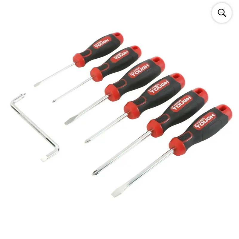 Screwdriver Set 7-Piece Hyper Tough Screwdriver Set 7-Piece Hyper Tough