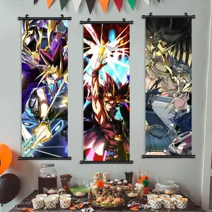 Anime Character Posters, Modern Living Room Decor, Waterproof Wall Art, Bedroom Mural, Corridor Decoration, 3 Count Hanging Banners