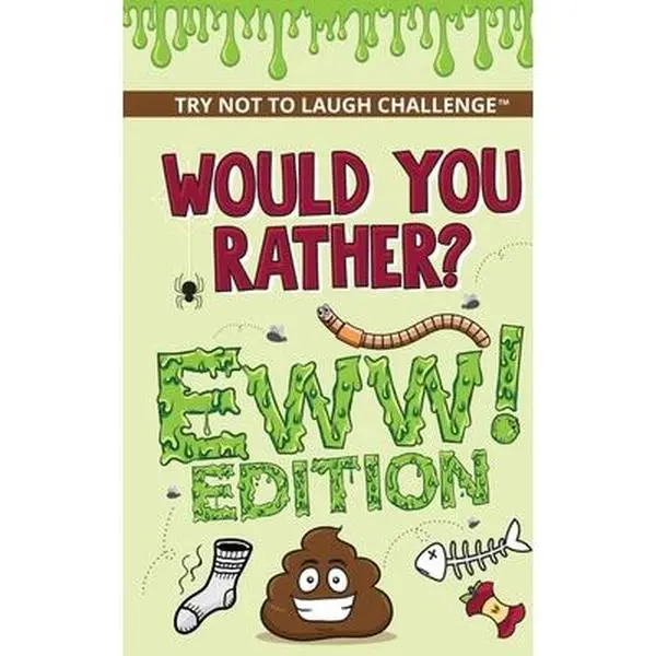 USED Book - The Try Not to Laugh Challenge - Would Your Rather? - EWW Edition: Funny, Silly, Wacky, Wild, and Completely Eww Worthy Scenarios for Boys, Girls, Kid by Crazy Corey (Paperback) - english