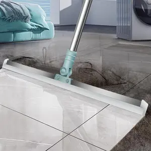 Magic Silicone Broom,Multifunctional Silicone Floor Squeegee,35/50cm Scraper Head,Retractable 68 to 100cm Adjustment Rod,Squeegee for Pet Hair,Water,Dust,Tile & Wood Floors.