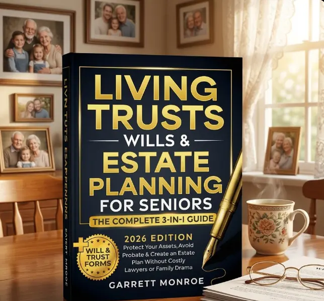 Living Trusts, Wills & Estate Planning for Seniors - The Complete 3-in-1 Guide: Master Estate Planning, Avoid Probate Court, and Shield Your Assets Free of High Legal Fees or Family Feuds (+Ready-to-Use Forms)