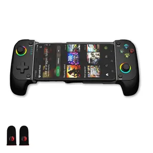 Mobile Gaming Controller for , iOS, Android & Tablets,  Gamepad with Adjustable Clip, Dual Vibration, Key Mapping Support