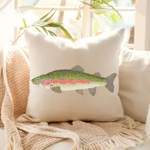 Rainbow Trout Fish Pillow
