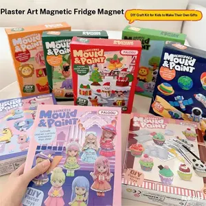 DIY Gypsum Doll Model Kit for Kids, Handmade Painting Toy, Rectangular Shape, Perfect Gift for Halloween & Christmas, Enhances Creativity