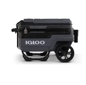 Igloo 70 QT Trailmate Journey Rolling Cooler, Carbonite Gray