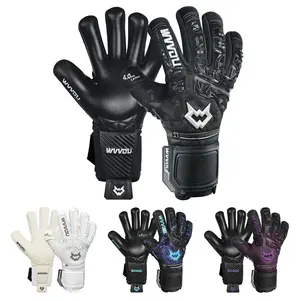 WVVOU Soccer Goalie Gloves for Adults and Youth, High Performance Goalkeeper Gloves with 5 Detachable Finger Saves