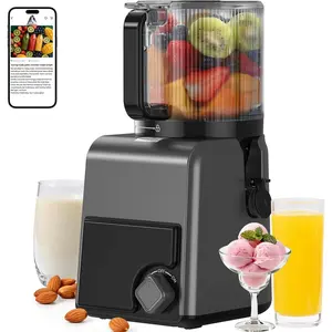 3-in-1 Cold Press Juicer Machines, 6.5"  Chute for Whole Fruit, Slow Masticating Juicer with Sorbet & Nut Milk Maker, , 100 OZ Hopper, Easy Clean, Oxide Gray