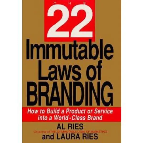 USED Book - The 22 Immutable Laws of Branding: How to Build a Product or Service Into a World-Class Brand by Laura Ries (Hardcover) - english