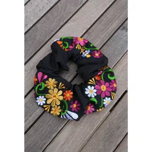 Mexican Embroidery Scrunchies