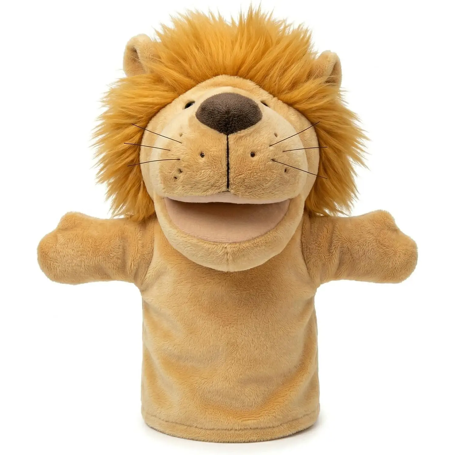 Animal Hand Puppets for Kids,Toddler Includes Wolf Tiger Lion Monkey So on Movable Open Mouths, Perfect for Storytelling,Teaching,Preschool,Birthday Gifts