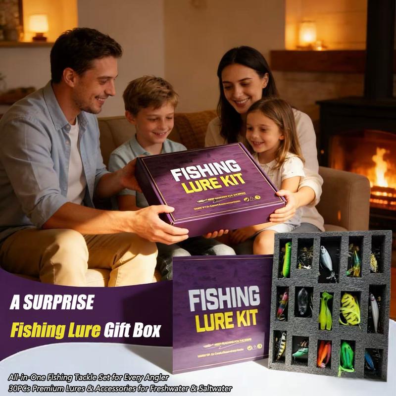 [TUODIAO] Fishing Lure Assortment Kit Diverse Shapes Soft Plastic Hard Bait Frog for Offshore Shore Fishing Effective Lures Targeting Various Game Fish