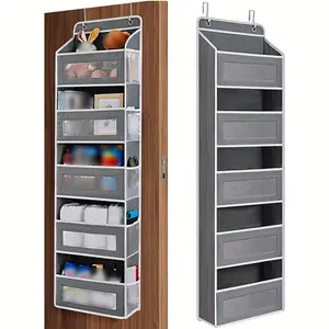 1Piece Overthe-Door 5Layer Hanging Storage Bag. Features a large-capacity multi-compartment design with side pockets for extra storage space strong load-bearing capacity. It efficiently organizes toys and daily necessities, ideal for home and dormitory