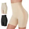 LUCKMEEY Women High Waisted Seamless Shapewear Shorts Tummy Control Butt Lift Faja Body Shaper Breathable Slimming High Waist Shaping Shorts with Built-in Crotch Invisible Fit for Everyday Wear