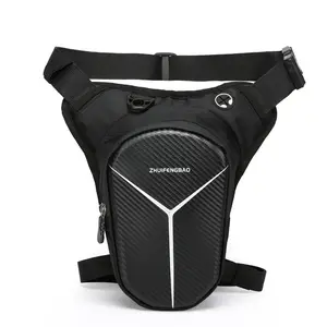 Tactical Leg Bag Motorcycle Gear for Men & Women, Reflective Knight Pack Outdoor Sports Motorbike Crossbody Bag, Durable Design