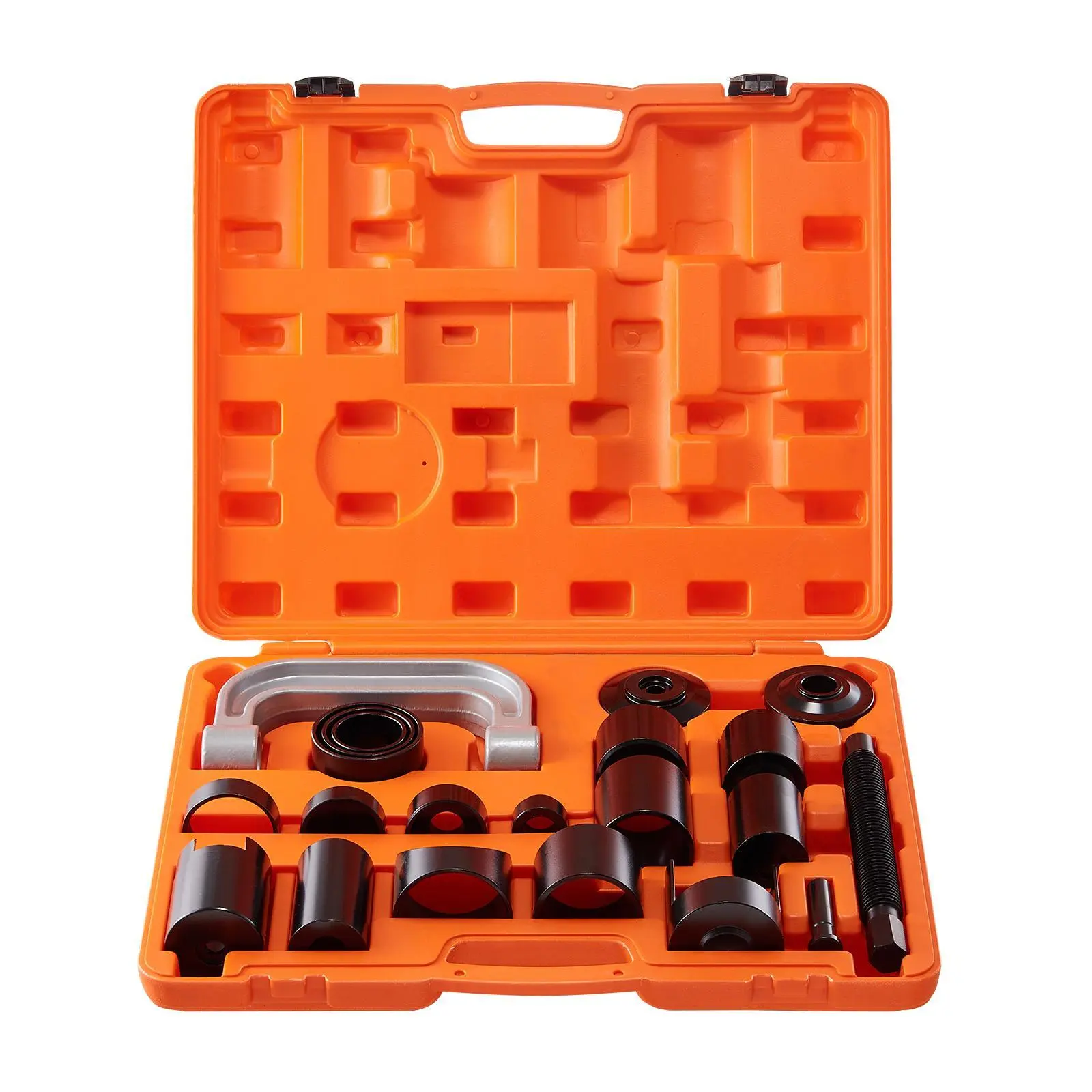 【Summerfinds】VEVOR Ball Joint Press Kit,  , 21 pcsTool Kit, C-press Ball joint Remove and Install Tools, for Most 2WD and 4WD Cars, Heavy Duty Ball Joint Repair Kit for Automotive Repairing