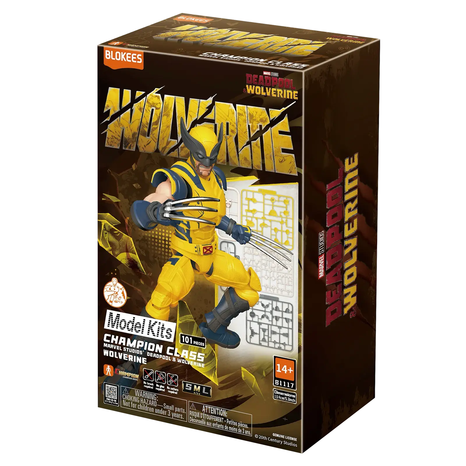Blokees Marvel Deadpool & Wolverine Champion Class 05 Wolverine Blokees Marvel Deadpool & Wolverine Champion Class 05 Wolverine