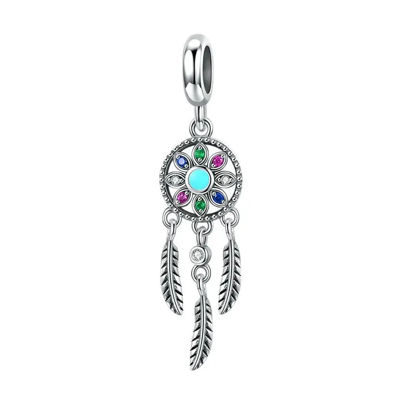 Feathered Dream Catcher Charm