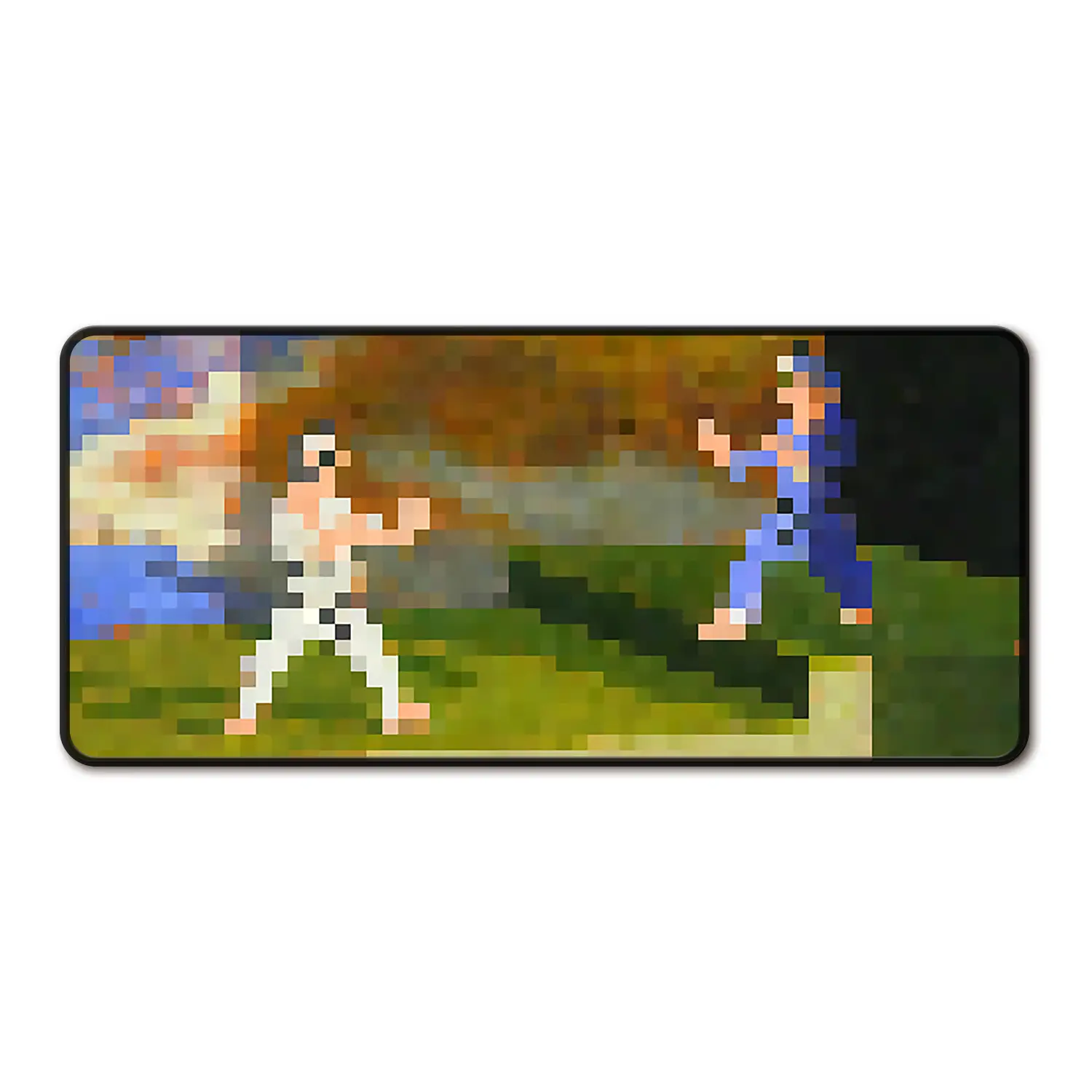 SwagMeister Fighters Gaming Mousepad - Large Size, Anti-Slip Rubber Base Nostalgic Cool mousepad Gaming Mousepad