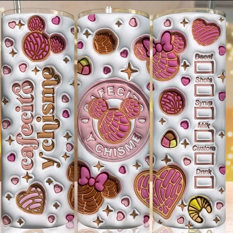 Cafecito y Chisme Concha Mickey Tumbler