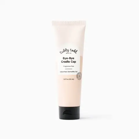 Tubby Todd Bye-Bye Cradle Cap Gel - Reduce Flaking, Scaling, and Redness with Naturally Derived Zinc Pyrithione, Hydrating Aloe Vera & Olive Oil