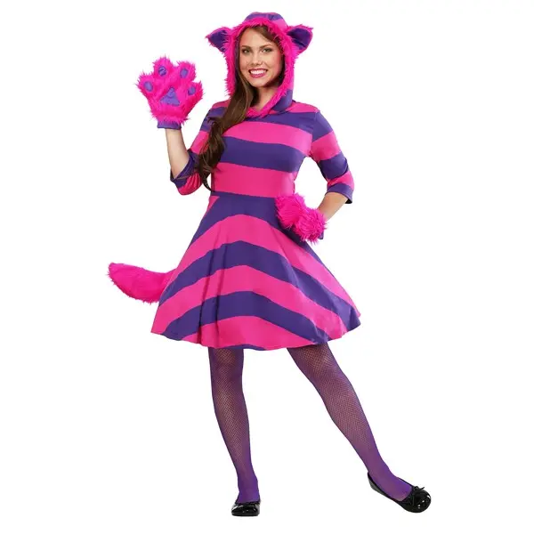 Plus Size Cheshire Cat Women's Costume