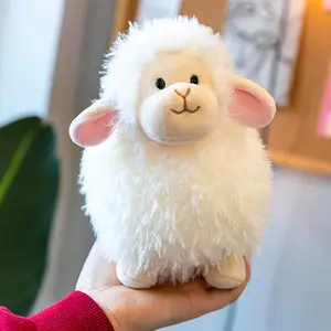 22cm/8.66in Cute Sheep Alpaca Plush Toy - Soft Stuffed Animal Doll for Youngsters, Perfect Gift and Room Decoration, White Fluffy Design with Adorable Facial Features, Plush Toys