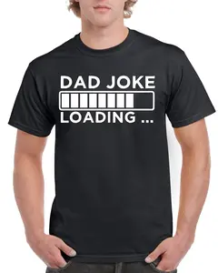 Fathers Day Gift T-shirt , For Dad Joke Loading T-Shirt, Gifts For Dad T-Shirt For Daddy, Comfy T-Shirt For Men,  Men's Tops, Menswear, Cotton Fabric Relaxed Fit Chic Style