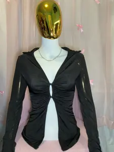 “Candela” Long Sleeve Slinky Top